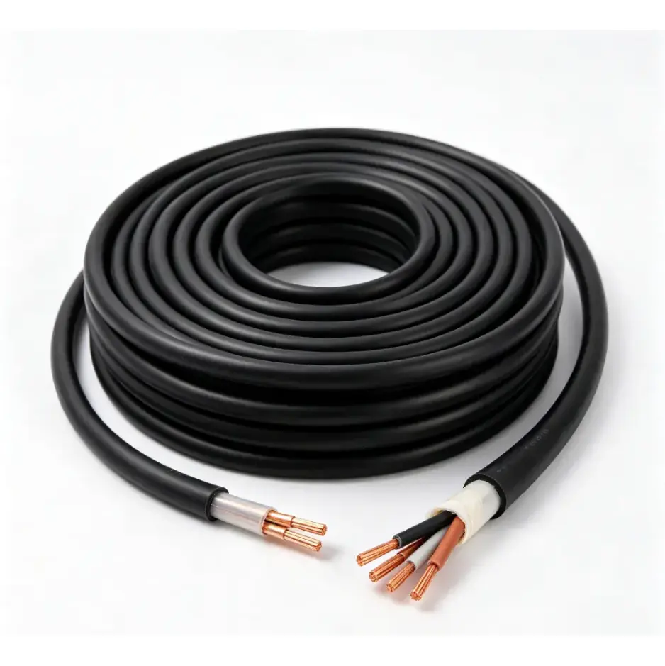 Kobrezko PVC Suaren aurkako Kontrol-Kable Malgua